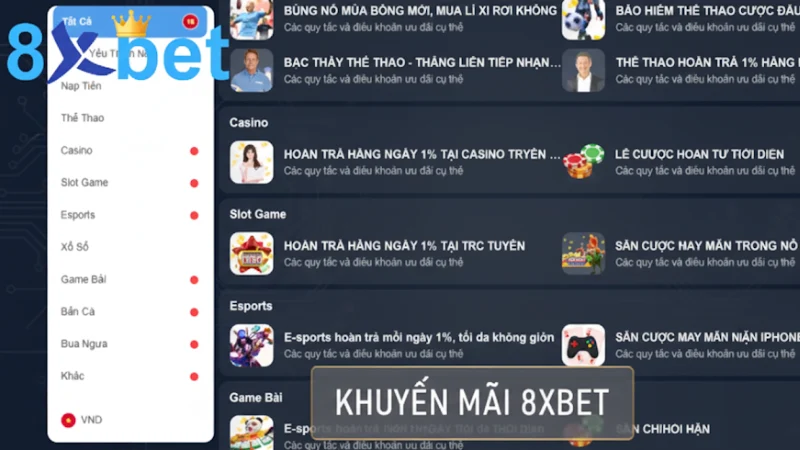 Khuyến Mãi 8XBET Tháng 12/2025 – Thưởng Khủng