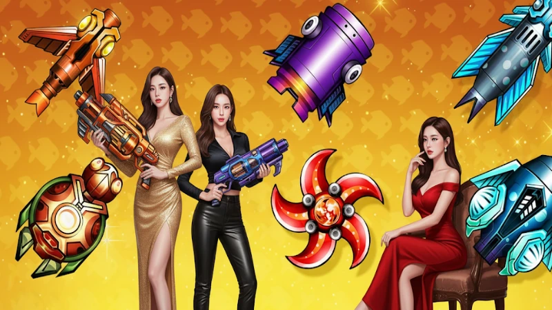 Các Loại Súng Trong Game Bắn Cá – Bí Quyết Săn Cá Hiệu Quả Tại 8xbet